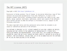 Tablet Screenshot of jkeyes.mit-license.org