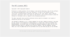 Desktop Screenshot of mit-license.org